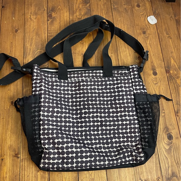 Skip hop black and white polka dot diaper bag - Picture 2 of 5